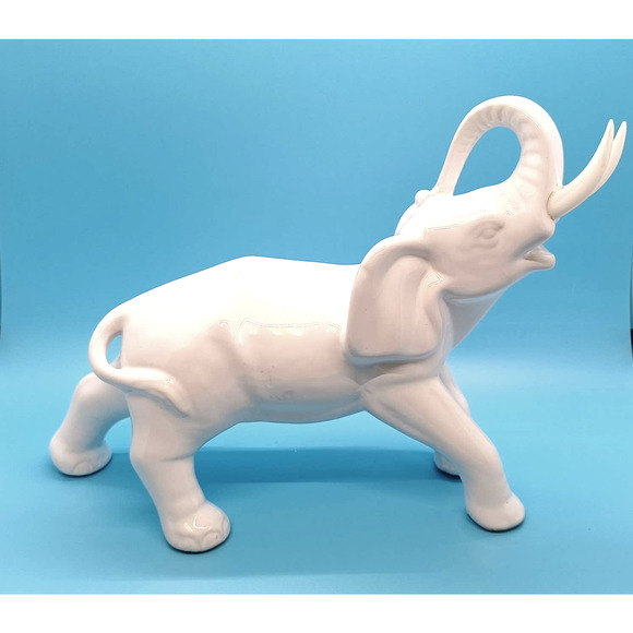 Elephant Vintage Portugal by Fereiras Trunk Up Good Luck - Picture 7 of 14